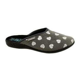 Pantuflas Mujer Con Corazones BIO Adanex 27938 Gris 1 Pantuflas Mujer Con Corazones BIO Adanex 27938 Gris 1