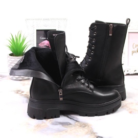 Botas cálidas de mujer negras en la plataforma Filippo negro 3