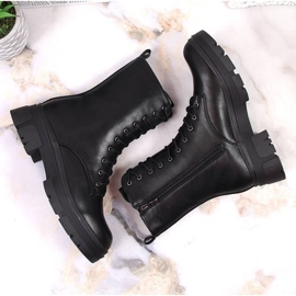 Botas cálidas de mujer negras en la plataforma Filippo negro 4