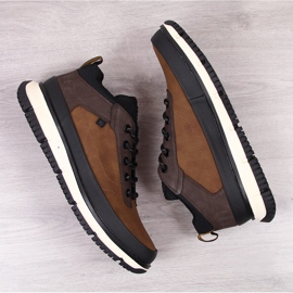 Zapatos cómodos de hombre marrón alto Bugatti KK153232 negro 2