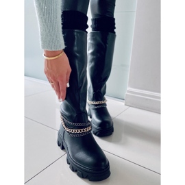 BM Botas con cadenas Persia Negro 3