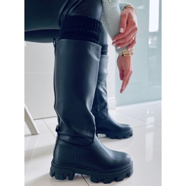 BM Botas con cadenas Persia Negro 4