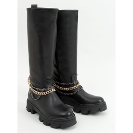 BM Botas con cadenas Persia Negro 1 BM Botas con cadenas Persia Negro 1