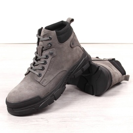 Botas altas de hombre en piel gris T.Sokolski 3