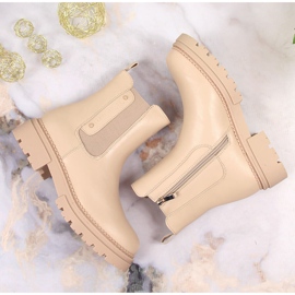 Botas cálidas Jodhpur beige de mujer Laura La.Fi 3