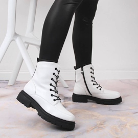 Botas de mujer con mocasines cálidos blancos Laura La.Fi 6