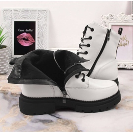 Botas de mujer con mocasines cálidos blancos Laura La.Fi 3