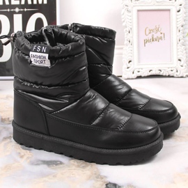 Botas de nieve mujer negro metalizado Potocki 2