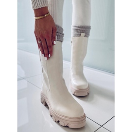 BM Botines Chelsea altos Desfile Beige 2 BM Botines Chelsea altos Desfile Beige 2