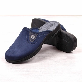 Cómodas zapatillas de estar por casa hombre Inblu azul marino 4