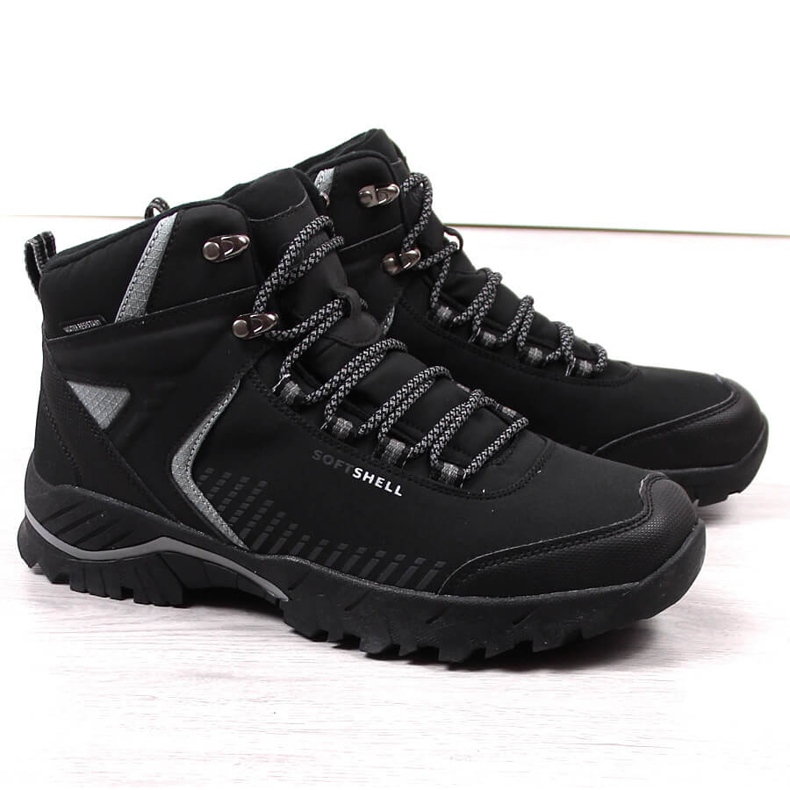 Negro Botas trekking impermeables negras McKeylor 1 Negro Botas trekking impermeables negras McKeylor 1