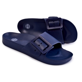 Pantuflas de Mujer con Hebilla Big Star FF274A388 Azul Marino 1