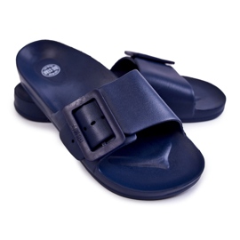 Pantuflas de Mujer con Hebilla Big Star FF274A388 Azul Marino 2