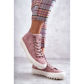 Zapatillas de Mujer Big Star High Warm Pink EE274113 rosado 8