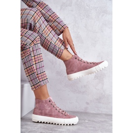 Zapatillas de Mujer Big Star High Warm Pink EE274113 rosado 5
