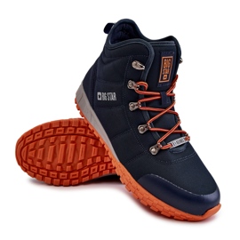 Zapatos Trekking Hombre Memory Foam Big Star KK174110 Azul Marino 5