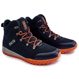 Zapatos Trekking Hombre Memory Foam Big Star KK174110 Azul Marino 1