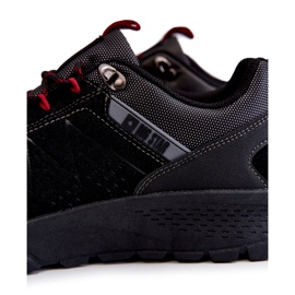 Zapatillas Low Trekking Hombre Memory Foam Big Star KK174126 Negro 4