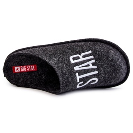 Pantuflas Clásicas de Hombre Big Star KK176003 Negro 4