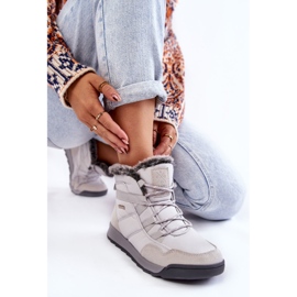 Botas de nieve con aislamiento para mujer Cross Jeans KK2R4015C Gris 7