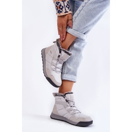 Botas de nieve con aislamiento para mujer Cross Jeans KK2R4015C Gris 2