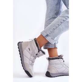 Botas de nieve con aislamiento para mujer Cross Jeans KK2R4015C Gris 4