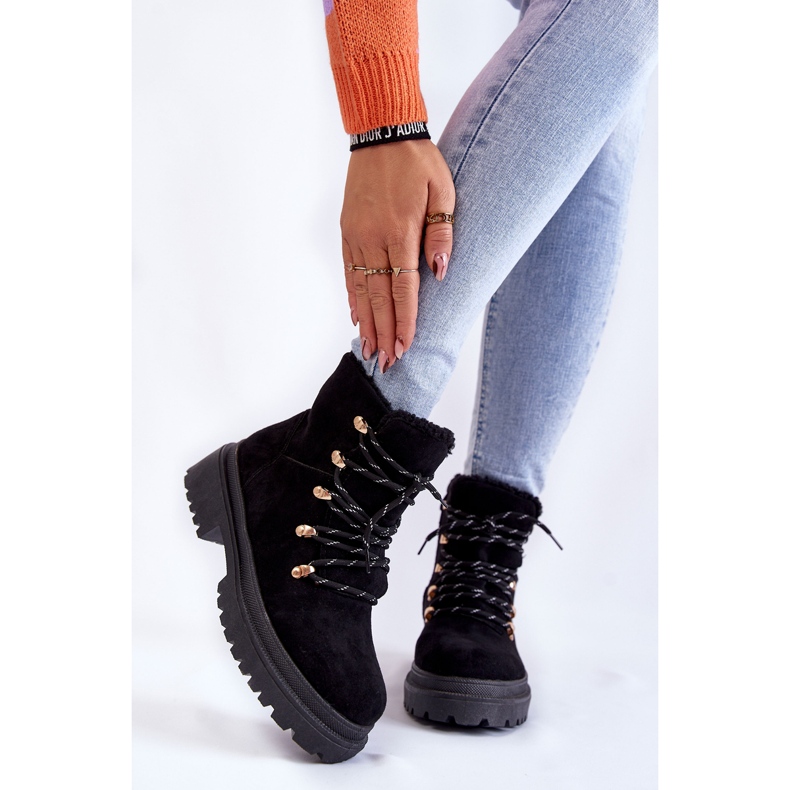 Botas Mujer Ante Negro Bellita 1