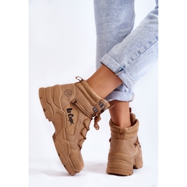 Zapatos Trekking Mujer Trappers Lee Cooper LCJ-22-31-1442 Marrón beige 5