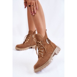 FILIPCZYK Botas térmicas mujer con cremallera Camel Sinem beige 2