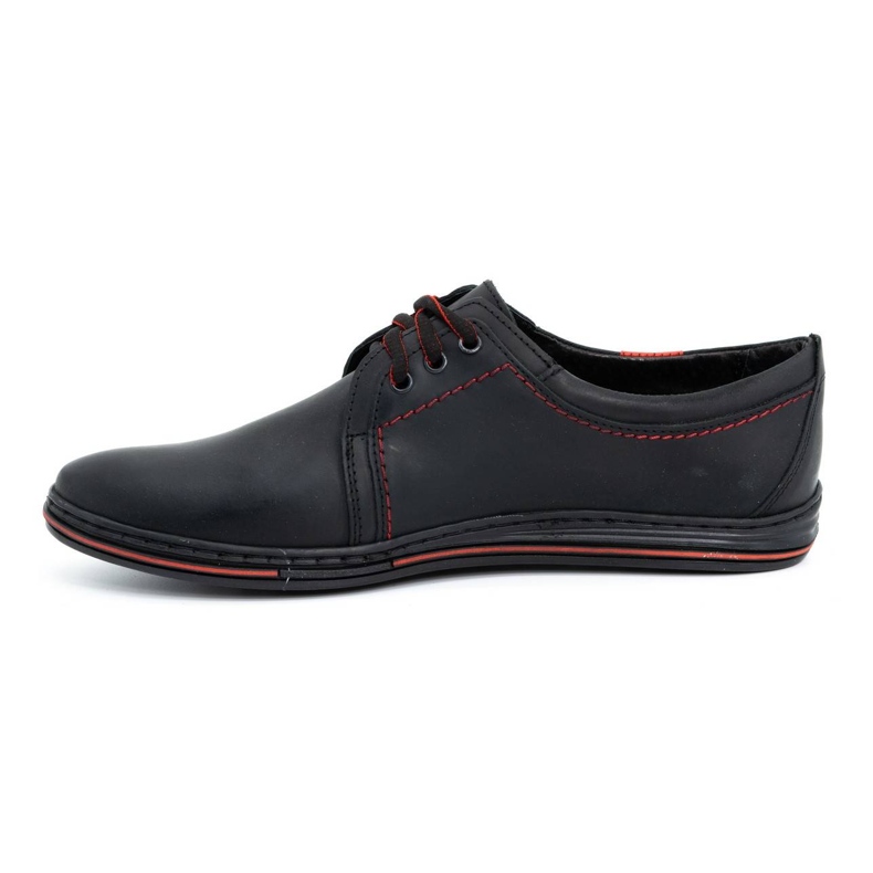 Polbut Zapatos de piel para hombre 343 negro 1
