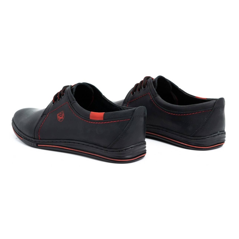 Polbut Zapatos de piel para hombre 343 negro 4