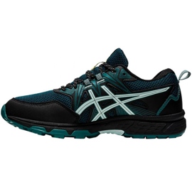Zapatillas Asics Gel Venture 8 Impermeable W 1012A707 004 negro verde 2