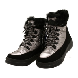 Botas de nieve para mujeres de Caprice impermeable 9-26240-29 032 Negro/Tope 2