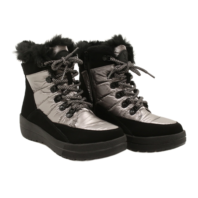 Botas de nieve para mujeres de Caprice impermeable 9-26240-29 032 Negro/Tope 5