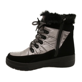 Botas de nieve para mujeres de Caprice impermeable 9-26240-29 032 Negro/Tope 1