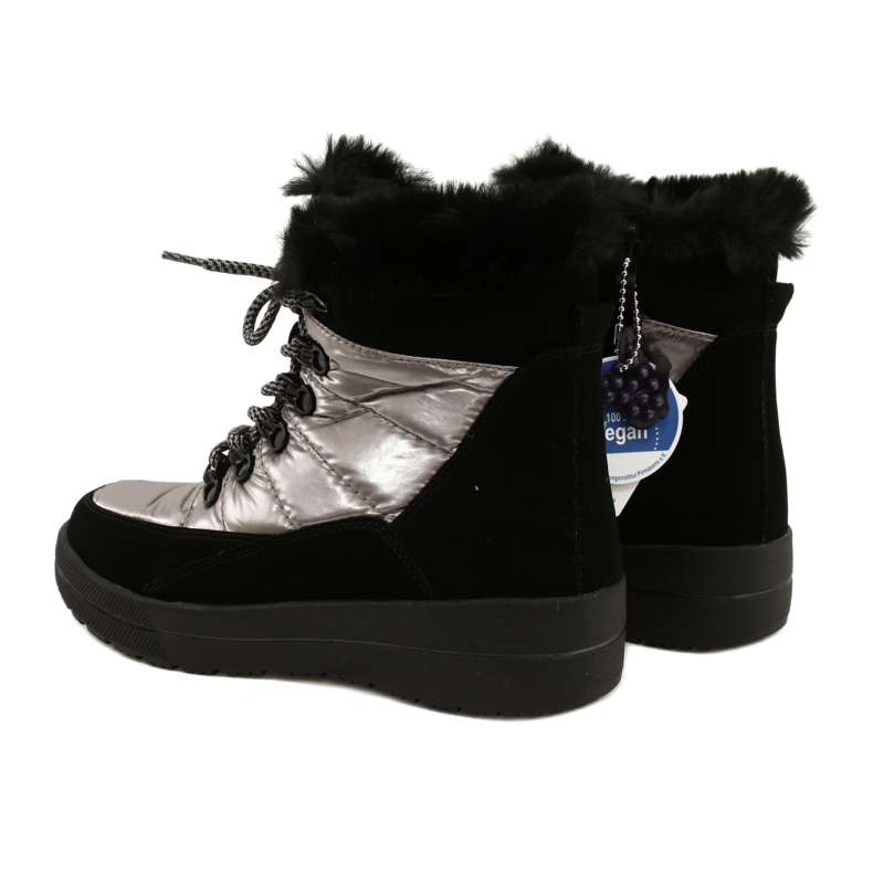 Botas de nieve para mujeres de Caprice impermeable 9-26240-29 032 Negro/Tope 3