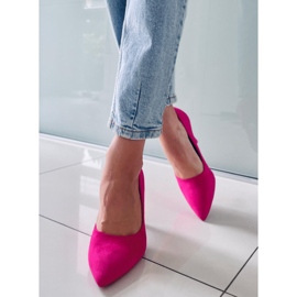 PA1 Zapatos de salón de mujer clásicos Eurielle Fucsia rosa 1
