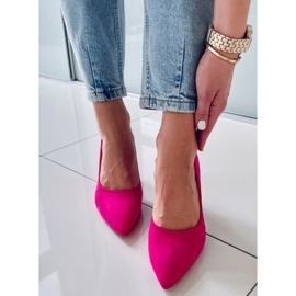PA1 Zapatos de salón de mujer clásicos Eurielle Fucsia rosado 4