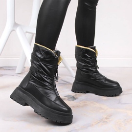 Botas de nieve mujer Vinceza acolchadas negras negro 5