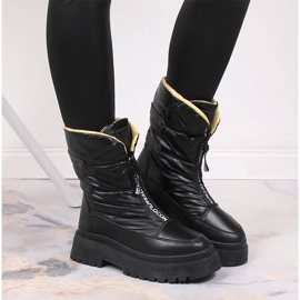 Botas de nieve mujer Vinceza acolchadas negras negro 6