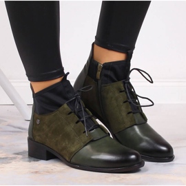 Botas sin cordones de mujer con aislamiento Jezzi verde 6