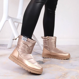 Botas nieve mujer metalizado dorado Potocki 5