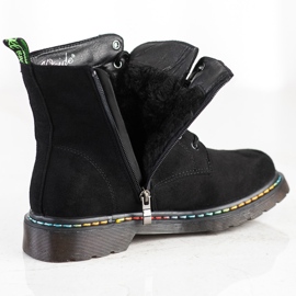 Weide Botas negras con cordones negro 1 Weide Botas negras con cordones negro 1