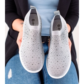 W. Potocki Zapatillas Deportivas Con Cristales Potocki gris 1 W. Potocki Zapatillas Deportivas Con Cristales Potocki gris 1