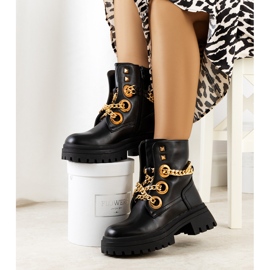 Botines negros Timay 3