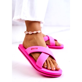 Pantuflas mujer espuma Big Star JJ274A520 Rosa rosado 1
