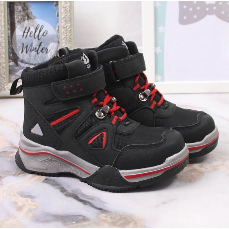 Botas térmicas de lana de oveja News Jr EVE383A negro 2