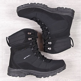 Zapatos American Club, botas de nieve trekking M AM589 negro 2