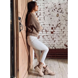 BM Botines Chelsea Mujer Chance Kaki beige 6