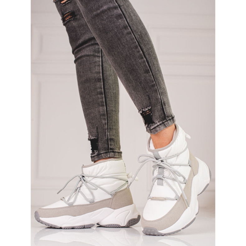 Botas de nieve blancas para mujer Big Star KK274272 beige 1